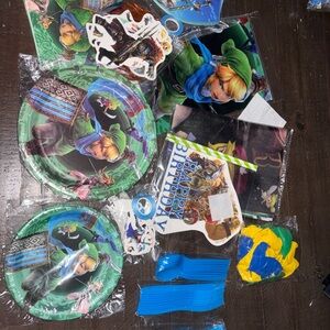 ZELDA BIRTHDAY Supplies Set LISTED IN DESCRIPTION!!